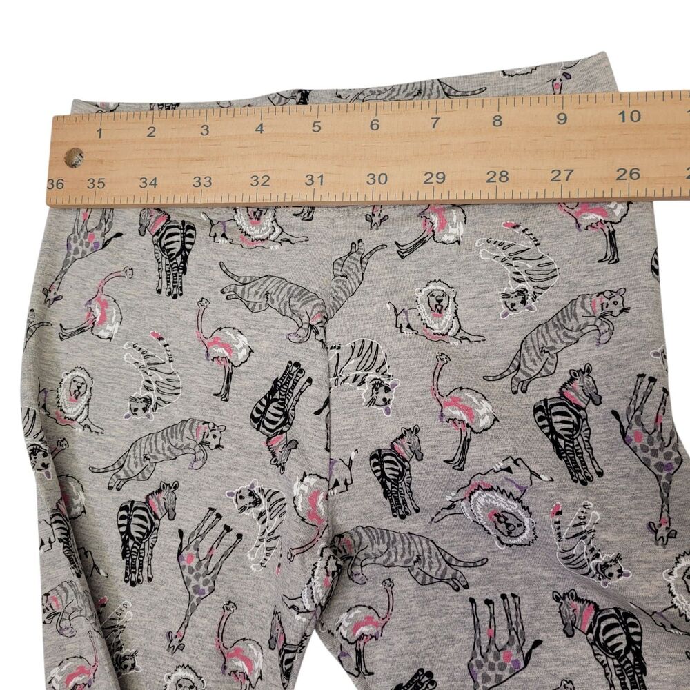 Spotted Zebra Girls  Active Stretch Blue & Gray Printed Legging Small (2-Pack) - Picture 9 of 11